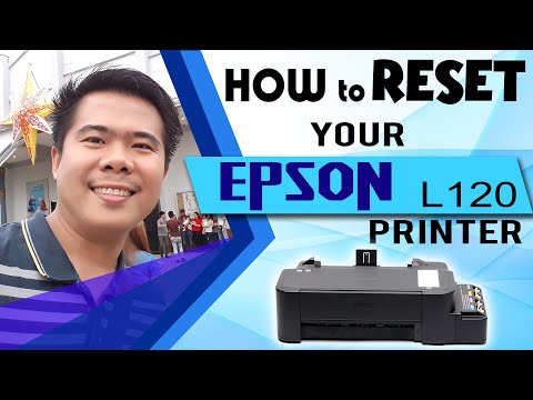 How to RESET your Epson L120 printer (Epson L130, 220, 310, 360, 365) | Foci