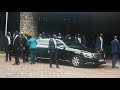 Watch How President Emmerson Mnangagwa left Victoria Falls Elephant Hotel