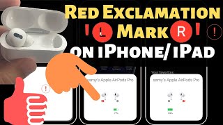 Celebrity 6 Fix, Red Exclamation Mark Errors on Left/Right Airpods Pro on iPhone, iPad: Connection Failed 2022 Wealth