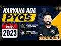 Haryana ADA PYQS 2023 | Previous Year Questions with Detailed Solutions | By Anoop Sir