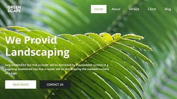 Complete Responsive Plant website html css | Website template design 100% Free code @rjksharma