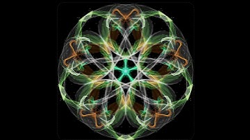 2 flower animation 3d effect different colour