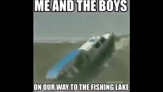 Me and the boys on our way to the fishing lake