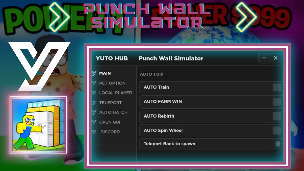 BEST UPDATE SCRIPT Punch Wall Simulator Script AUTO FARM Win + Auto ...