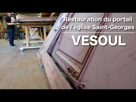 Restauration du portail de l'église Saint-Georges de Vesoul