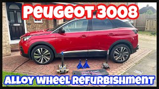 Mobile alloy wheel refurbishment Peugeot 3008