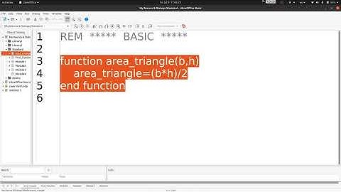 Make a Function in Libre Office Calc