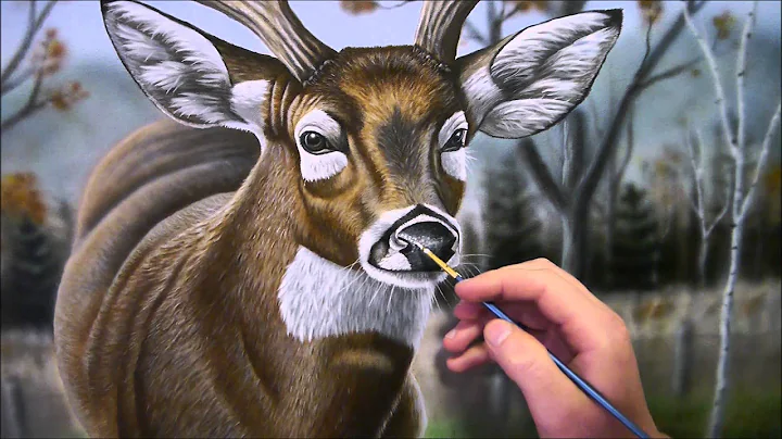 Whitetail Deer 3D Painting