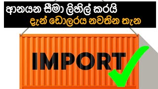 Import restrictions lifting slowly | another 100 items lifted