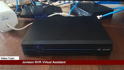 Using the virtual assistant feature on Jovision NVR to check all device connections to the NVR