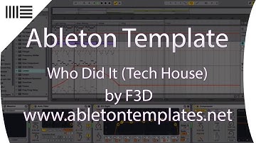 How to produce a tech house style track in ableton live using NI Massive + Sylenth 1