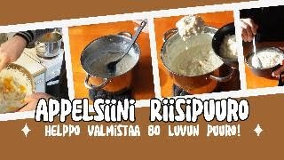 80` Luvun herkku Appelsiini Riisipuuro