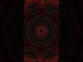 Dark Fractal Kaleidoscope Loop | Red & Black Gothic Visuals