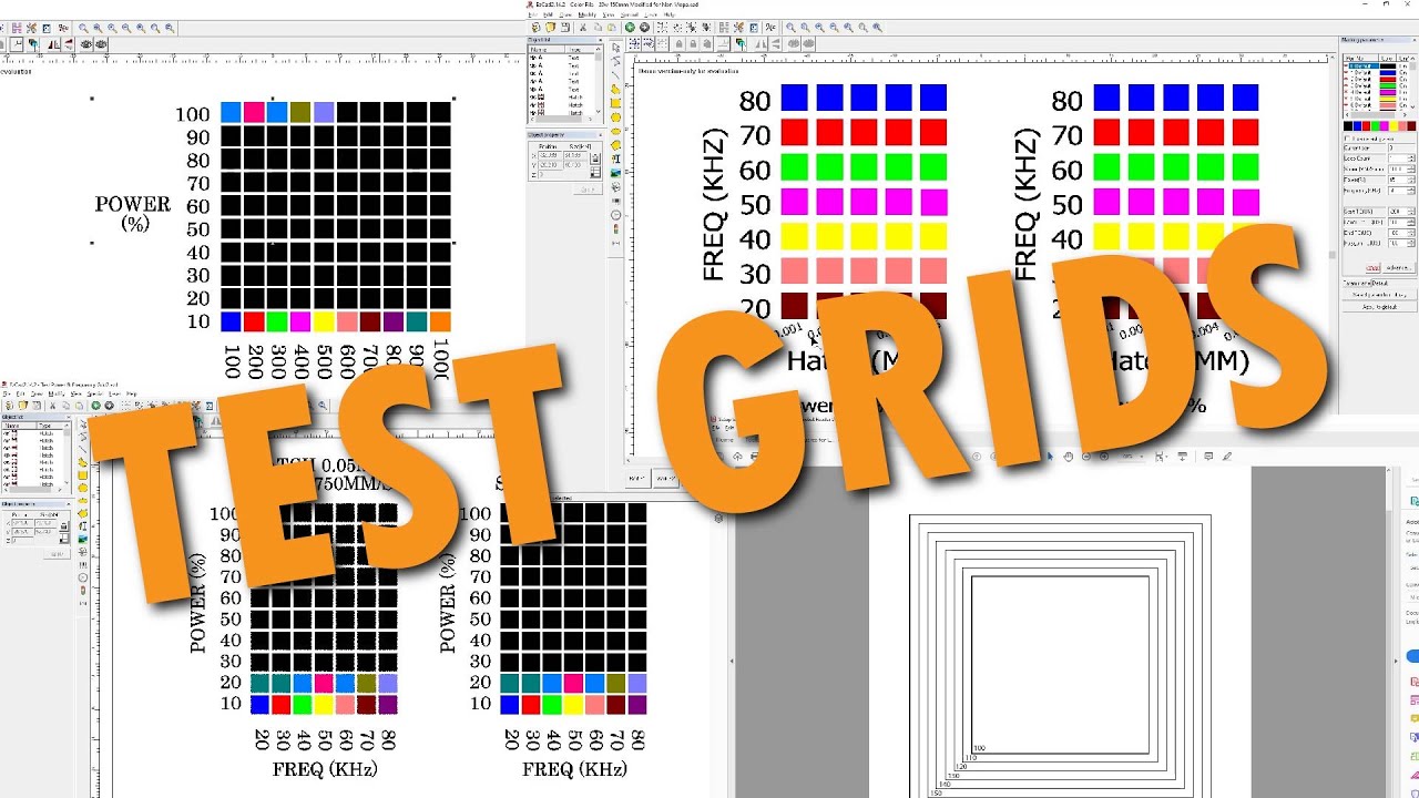 Download EzCad Test Grids Here Links in Description YouTube