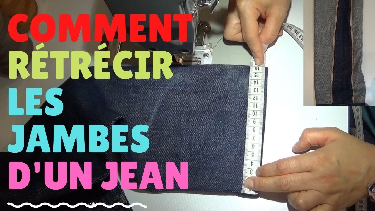 DIY - Resserrer/Ajuster la taille d'un pantalon trop large