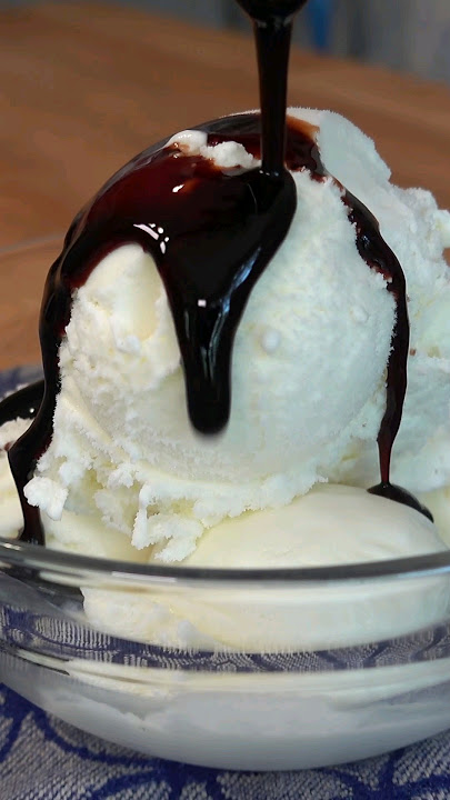 Have you ever tried this? Spicy Balsamic Glaze on Ice Cream #gravyguy #thesauceandgravychannel