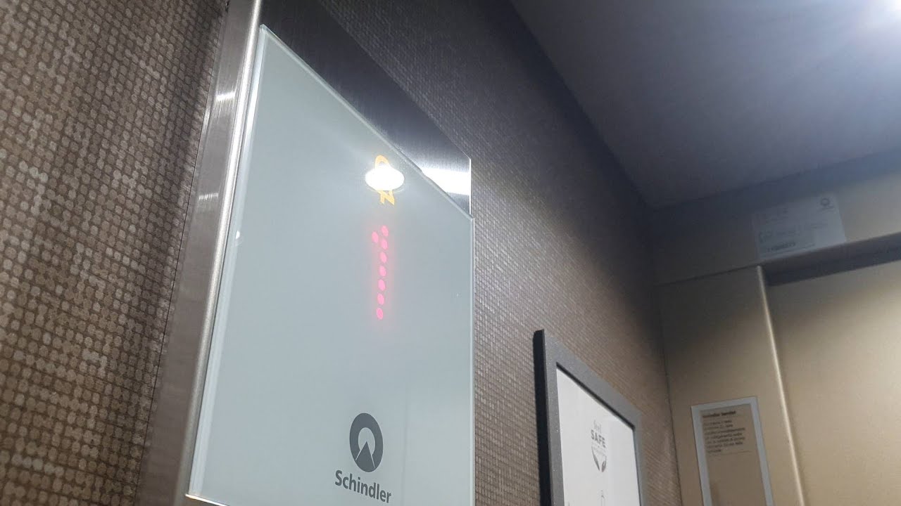 Nice cab! 2 2020 Schindler 6300 MRL traction elevators@Hotel**** NH Palazzo Gaddi, Florence, Italy