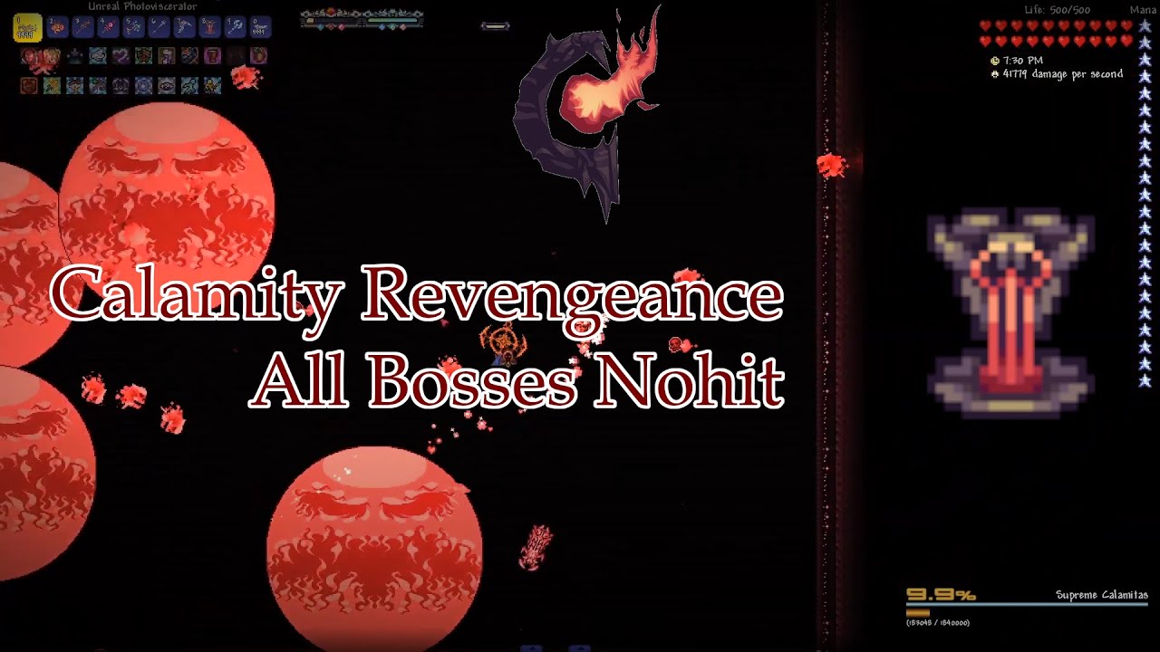 OUTDATED - Calamity Revengeance - All OLD Boss Fights NO HIT / FLAWLESS  [Version 1.2.0.4] 