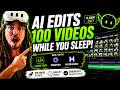 I Built an Ai Agent that Uses Claude Code, Remotion, & Hyperframes to edit 100 Videos at Once