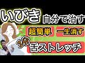 【いびき】１分で自分で治す方法！簡単！舌ストレッチ【無呼吸症候群】