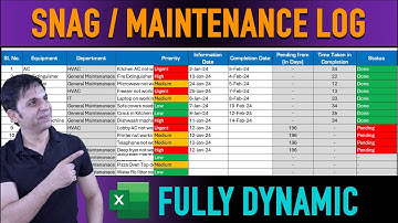 𝐌𝐀𝐈𝐍𝐓𝐄𝐍𝐀𝐍𝐂𝐄 𝐋𝐎𝐆 𝐓𝐑𝐀𝐂𝐊𝐄𝐑 | 𝐌𝐚𝐢𝐧𝐭𝐞𝐧𝐚𝐧𝐜𝐞 𝐋𝐎𝐆 𝐒𝐇𝐄𝐄𝐓 | 𝐒𝐧𝐚𝐠 𝐋𝐢𝐬𝐭 | 𝐌𝐚𝐢𝐧𝐭𝐞𝐧𝐚𝐧𝐜𝐞 𝐂𝐡𝐞𝐜𝐤𝐥𝐢𝐬𝐭 𝐢𝐧 𝐄𝐱𝐜𝐞𝐥 | 𝐏𝐏𝐌