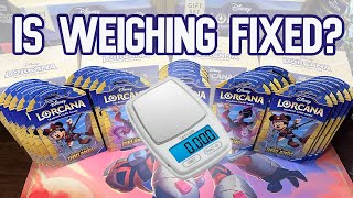 Weighing 65 Disney Lorcana Packs  Inklands Edition