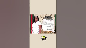 | Funeral Service Announcement #obituariesjm #jamaica #jm