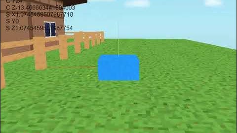 Working on a simple third-person perspective example. [ 3D extension for GDevelop ]