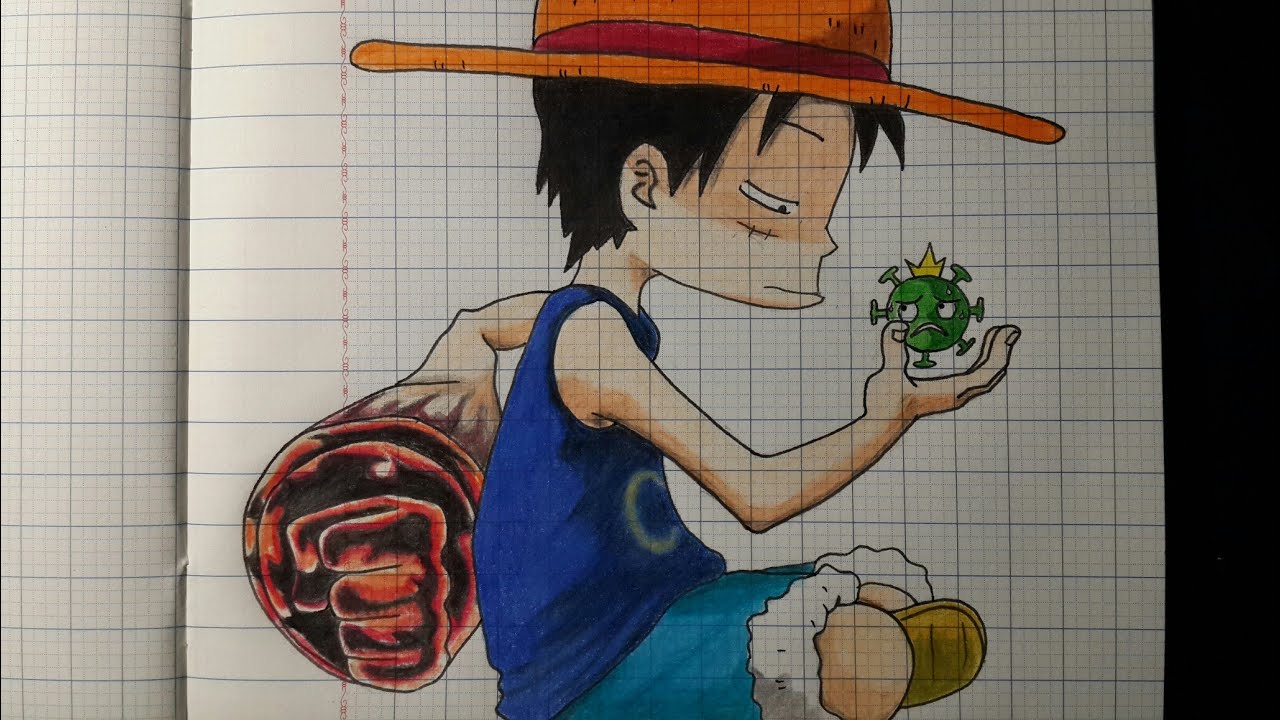 Bí kíp cách vẽ luffy ngầu siêu đơn giản cho fan One Piece