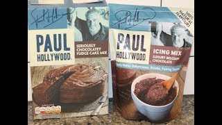 In this video, we are preparing the paul hollywood seriously
chocolatey fudge cake mix and luxury belgian chocolate icing mix.
these were mailed to us fr...