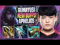 GUMAYUSI SHOWS WHY APHELIOS IS BROKEN WITH NEW BUFFS! - T1 Gumayusi Plays Aphelios ADC vs Zeri!