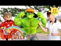 NickHulk NAT and Tani Ironman Defeat Giant Zombie | Scary Teacher 3D In Real Life