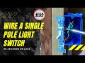 Wire a Single Pole Light Switch | In 60 Seconds or Less #shorts