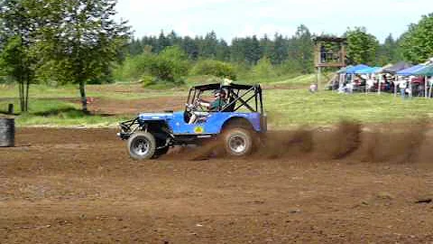 Jeep barrel racing, PNW4WDA, Vancouver 4 Wheelers