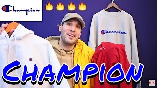 CHAMPION CLOTHING HAUL! AFFORDABLE HOODIES! 90'S BACK