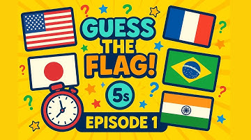 Guess the Country Flag in 5 Seconds! 🌍 | Episode 1 | Kids Quiz Game