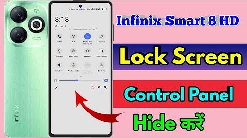 infinix smart 8 hd lock screen notification panel hide, infinix smart 8 hd notification bar off
