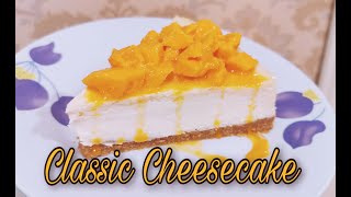 classic cheesecake | new york style | #easycheesecake | #easyrecipe