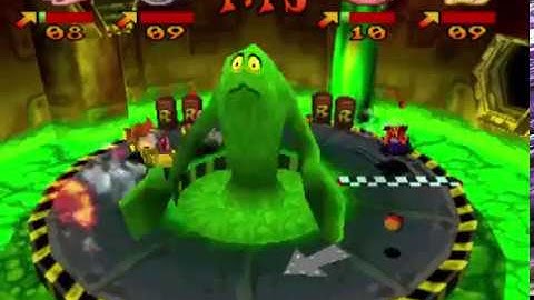 Crash Bash 200% (201%) Warp Room 4 (16/17) - Platinum Relics (Walkthrough)