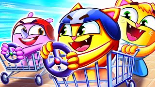 Kids Shopping Cart Song 😍🛒 | Funny Kids Songs 😻🐨🐰🦁 And Nursery Rhymes by Baby Zoo