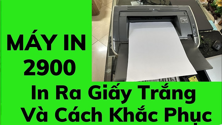 Lỗi máy in epson t60 in ra giấy trắng