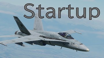 DCS F/A-18 Startup