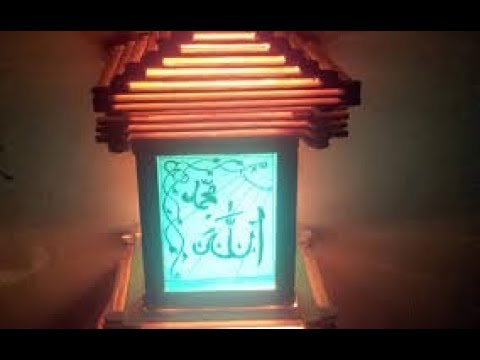  Kerajinan  Lampion  Dari  Stik  Eskrim Dan Kertas Minyak YouTube