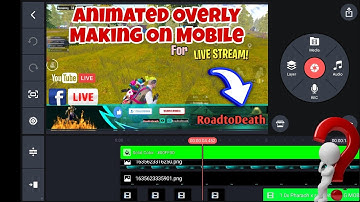 How To Make Animated Overly For Live Stream | Facebook & YouTube LiveStream Overly With Kinemaster
