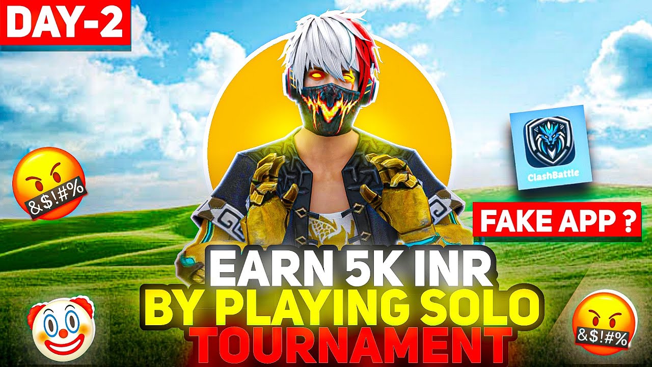 Earn 5k INR 🤑 In Just 30 day 🤯 | By Playing Solo Tournament 🏆 | Waste Day-2 🤬 600 Scam 😐| Babugaming