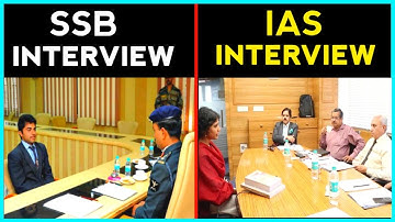 Difference between SSB Interview & IAS Interview Vs SSB Interview Comparison | SSB vs IAS Interview