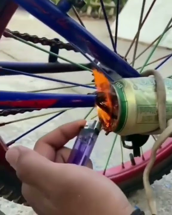 sepeda pakai knalpot kaleng