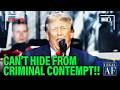 Trump SWEATS as Appeals Court MOVES CLOSER to Restarting CRIMINAL CONTEMPT CASE!!!