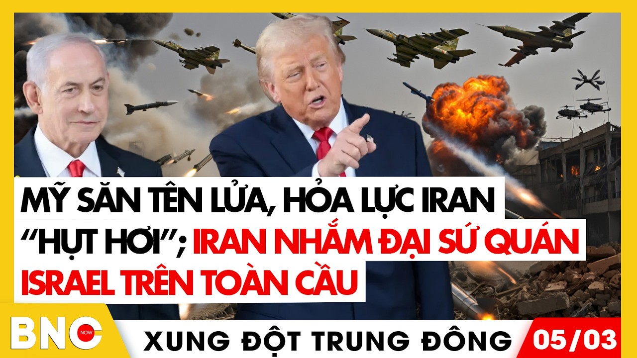 Israel oanh kích trăm tấn bom, khóa đầu não Iran; Phe Iraq đánh sang châu Âu | Xung đột Trung Đông