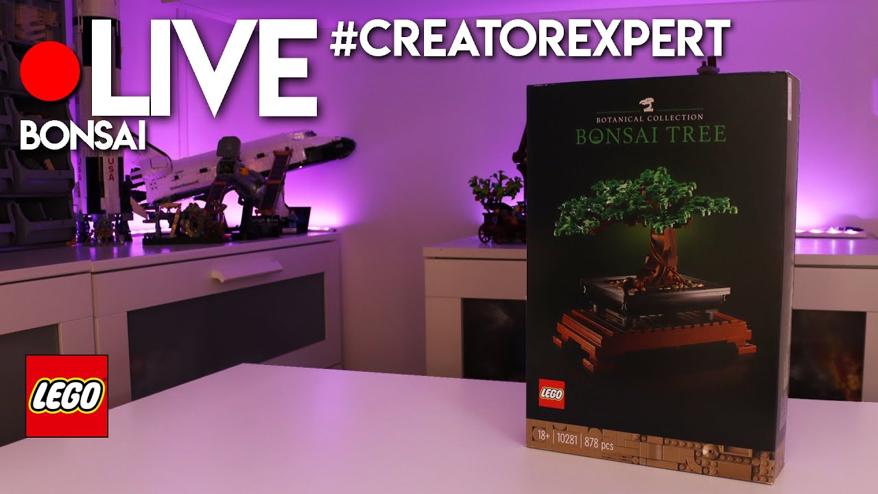🔴 LIVE Montage en toute sérénité du set 10281, le Bonsaï Tree dans la